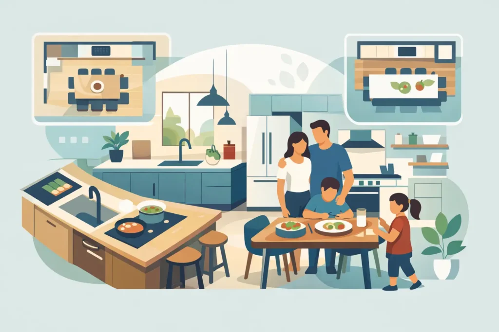 Best Kitchen Layout Ideas for Family Homes